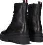 Tommy Hilfiger Veterlaarsjes MONOCHROMATIC LACE UP BOOT met logoprint opzij - Thumbnail 6