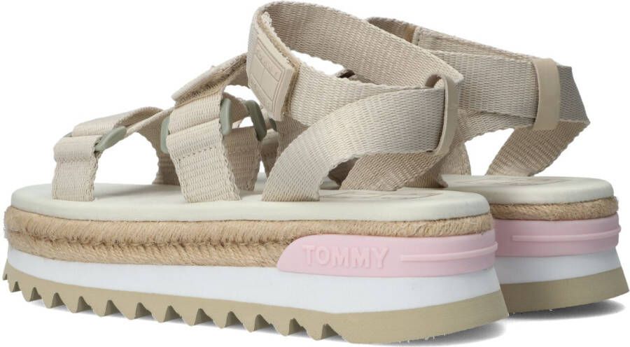 Tommy Jeans Beige Sandalen Rope Cleated
