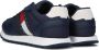 Tommy Hilfiger Tommy Jeans Retro Leather Sneakers Leren Sneaker Heren Blauw - Thumbnail 10