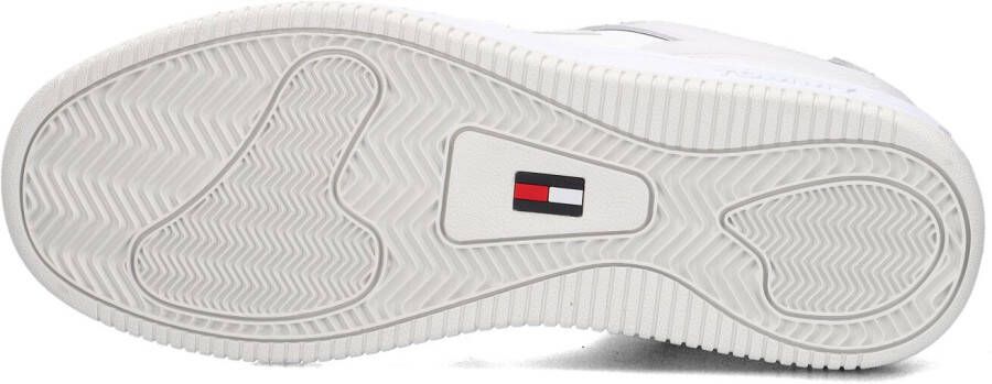 Tommy Jeans Witte Lage Sneakers Basket Cupsole