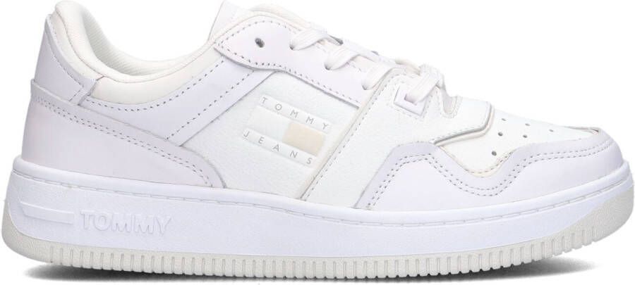 Tommy Jeans Witte Lage Sneakers Sneaker Cupsole