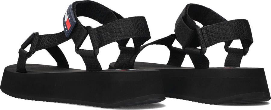 TOMMY JEANS Zwarte Sandalen Eva