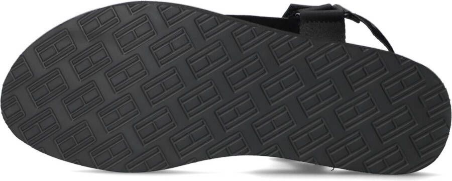 Tommy Jeans Zwarte Sandalen Mens Eva