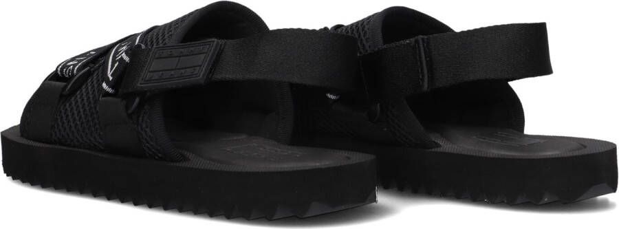 TOMMY JEANS Zwarte Slippers Premium Eva