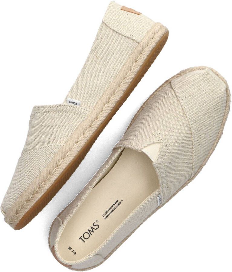 TOMS Beige Espadrilles Alpargata Rope