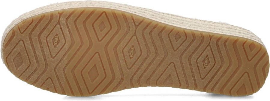 TOMS Beige Espadrilles Valencia Lurex
