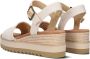 TOMS Diana Beige Textiel Plateau sandalen Dames - Thumbnail 3