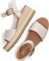 TOMS Diana Beige Textiel Plateau sandalen Dames - Thumbnail 5