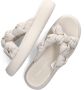 TOMS Beige Slippers Alpargata Mallow Crossover Knot - Thumbnail 5