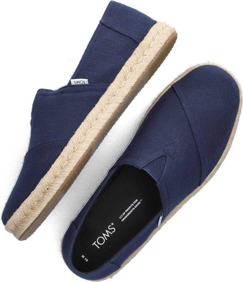 TOMS Blauwe Instappers Alp Rope 2.0