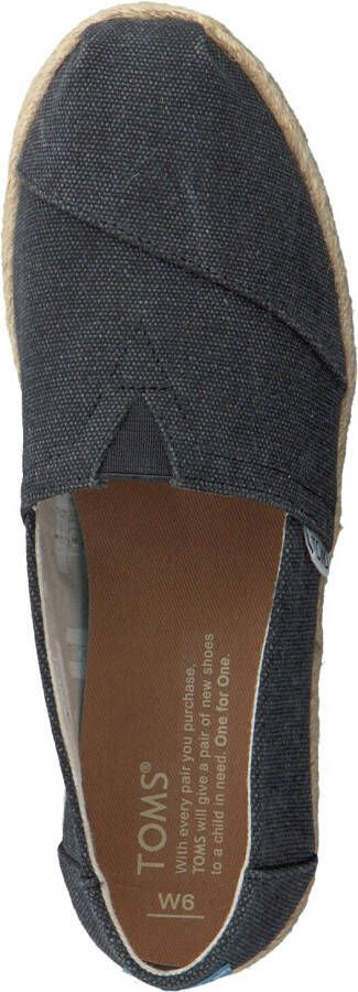 Toms Grijze Espadrilles Classic Alpargata Wm