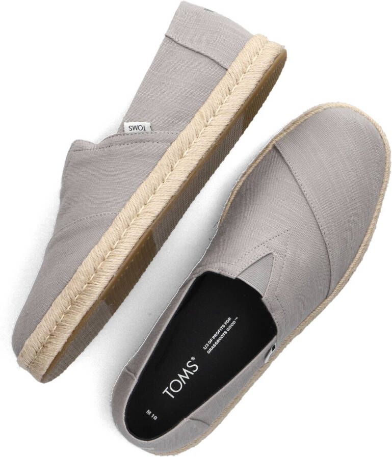 TOMS Grijze Loafers Alp Rope 2.0