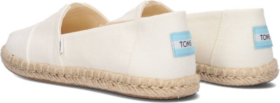 Toms Witte Espadrilles Alpargata Rope