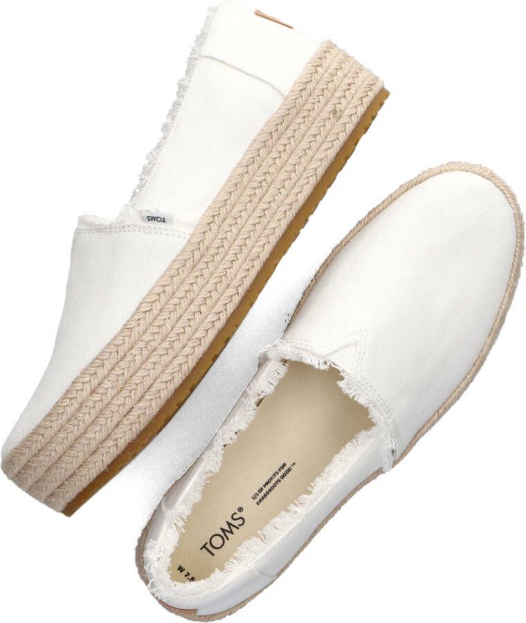 TOMS Witte Espadrilles Valencia