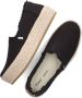 TOMS Valencia | Espadrilles met plateauzool Zwart Canvas Espadrilles Dames - Thumbnail 6