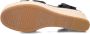 TOMS Audrey linnen sandalen met sleeha Zwart Textiel Sandalen met hak Dames - Thumbnail 6