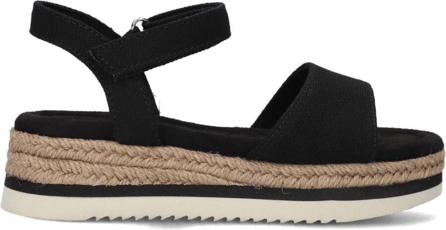TOMS Zwarte Sandalen Diana