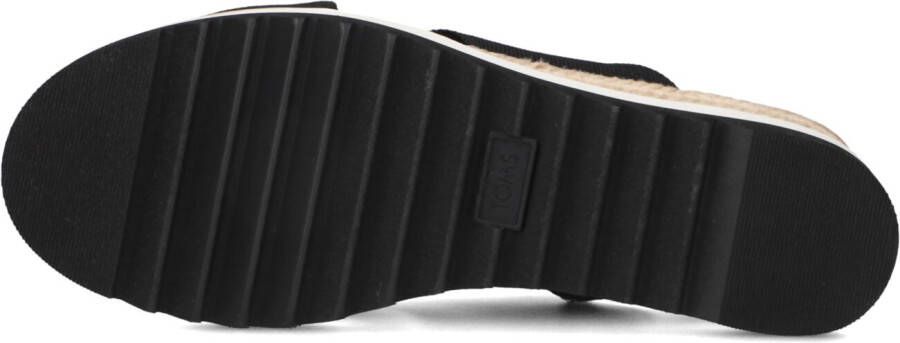TOMS Zwarte Sandalen Diana Crossover