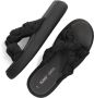 TOMS Slippers Dames Alpargata Mallow Crossover Knot Maat: 41 42 Materiaal: Textiel Kleur: Zwart - Thumbnail 5