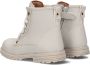 Ton & Ton Viola Veterboots Laarzen Met Veters Meisjes Kids Beige - Thumbnail 3