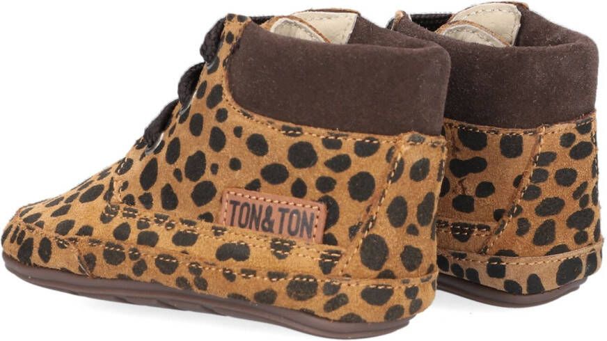 Ton & Ton Bruine Babyschoenen Lief