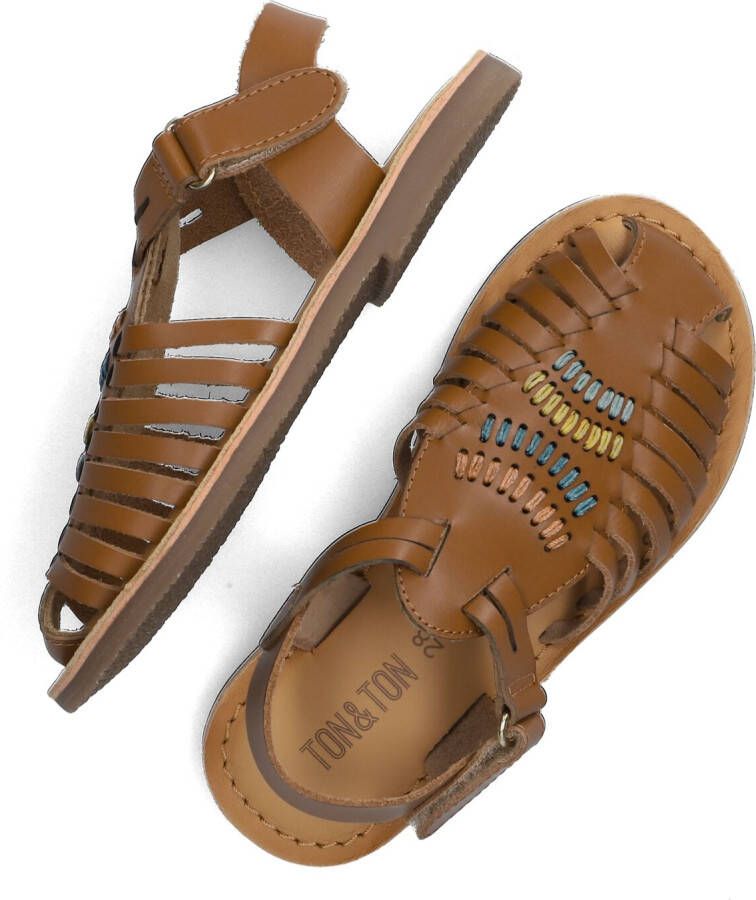 TON & TON Bruine Sandalen Jannike