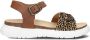 Ton & Ton Sillia Sandalen Meisjes Kids Cognac - Thumbnail 2