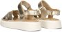 Ton & Ton Meisjes Platte sandalen Alba Goud Leer Normale zool - Thumbnail 4