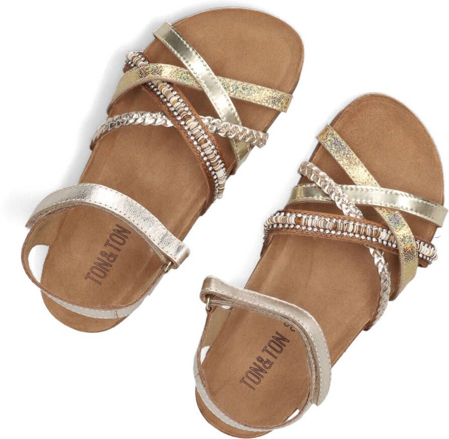 TON & TON Gouden Sandalen Madita