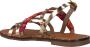 Ton & Ton Meisjes Platte sandalen Sh709 Goud Leer - Thumbnail 3