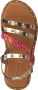 Ton & Ton Meisjes Platte sandalen Sh709 Goud Leer - Thumbnail 4