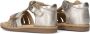 Ton & Ton Unisex Platte sandalen Siri Goud Leer - Thumbnail 4