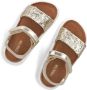 Ton & Ton Meisjes Platte sandalen Ulla Goud Leer Normale zool - Thumbnail 6