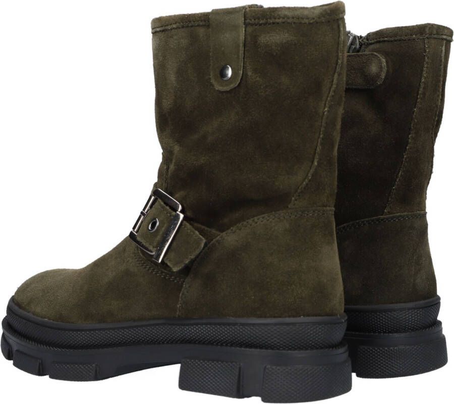 TON & TON Groene Enkelboots Lunt