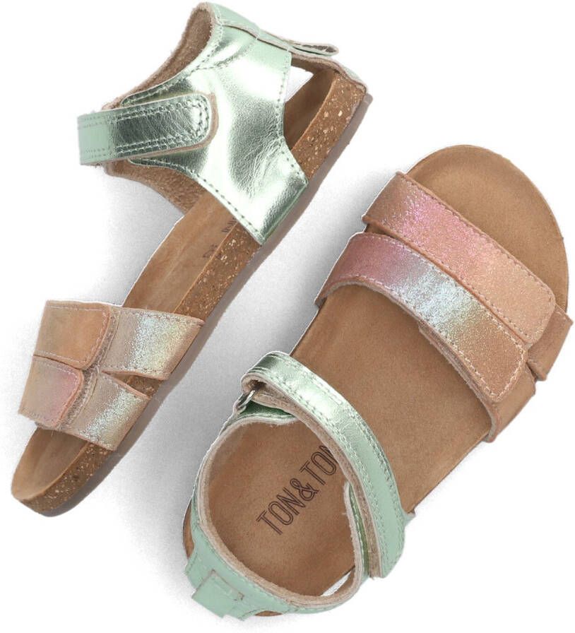 TON & TON Groene Sandalen Rayna