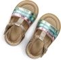Ton & Ton Unisex Platte sandalen Siri Multi Normale zool - Thumbnail 6
