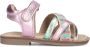 Ton & Ton Meisjes Platte sandalen Ingrid Roze Leer Normale zool - Thumbnail 3