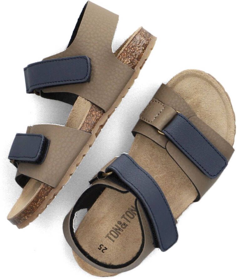 TON & TON Bruine Sandalen Denniz