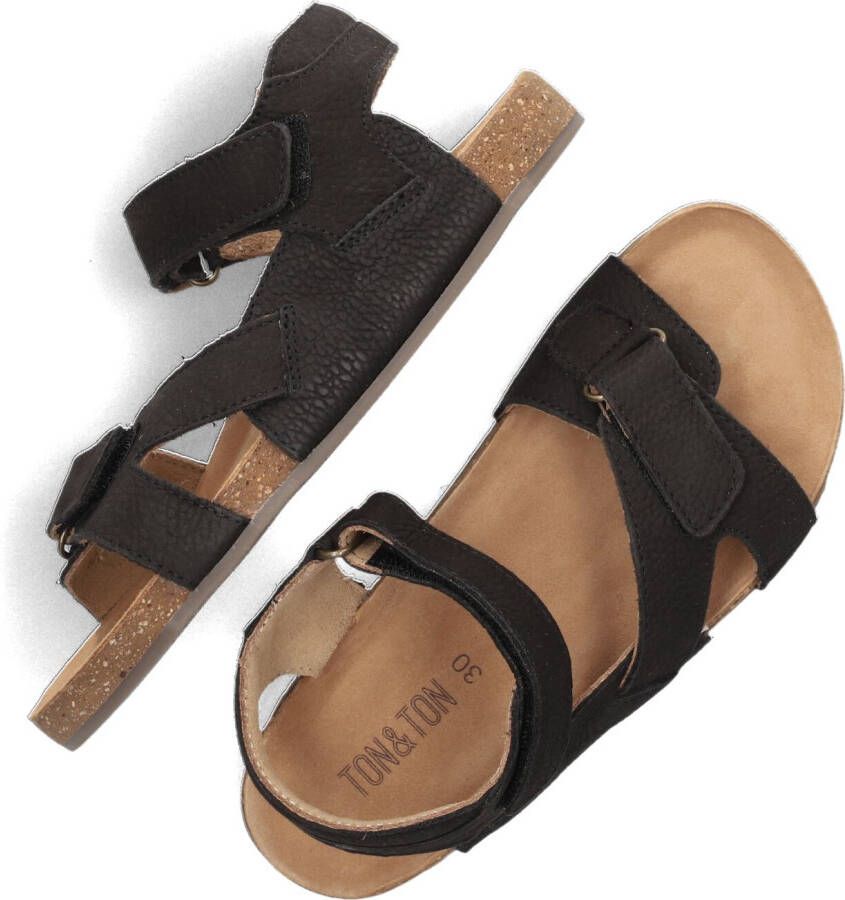 TON & TON Zwarte Sandalen Neo