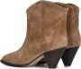 TORAL Enkellaarsjes Dames Cream Maat: 37 Materiaal: Suède Kleur: Beige - Thumbnail 4
