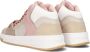Toral Beige Suede High Top Sneakers Nick Multicolor Dames - Thumbnail 4