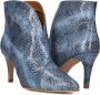 TORAL Enkellaarsjes Dames 12804 Maat: 39 Materiaal: Leer Kleur: Blauw - Thumbnail 6