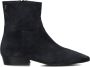 Toral Belinda Enkellaarsjes Enkelboots met rits Dames Blauw - Thumbnail 3