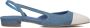 Toral Blauw Denim Slingbacks Luisa Blue Dames - Thumbnail 4