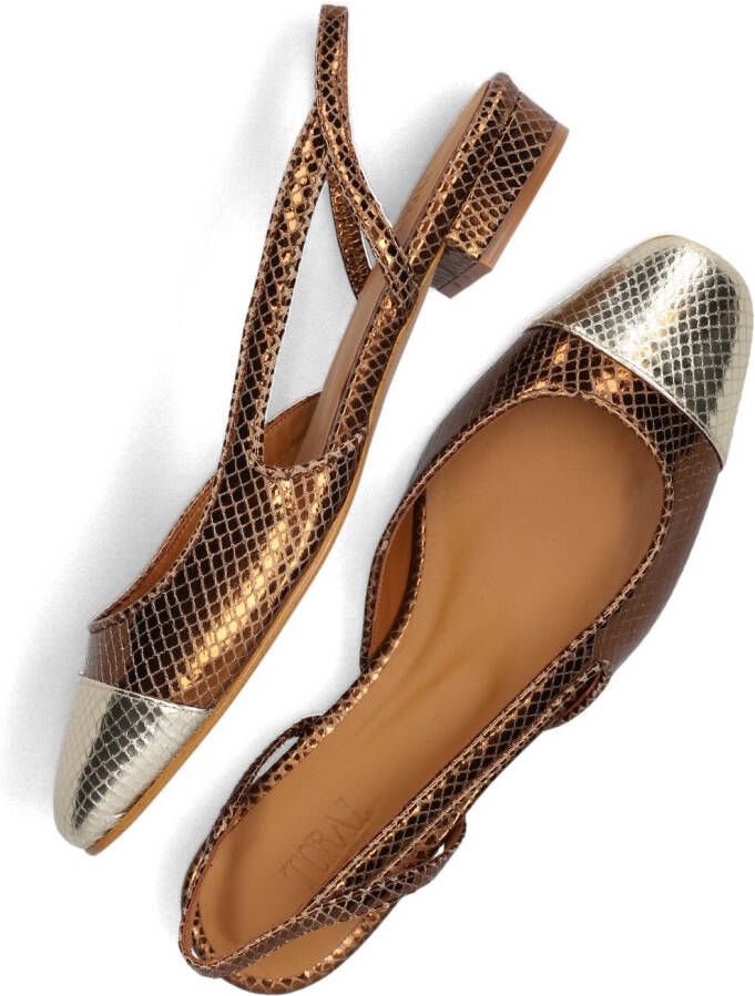 TORAL Bronze Slingbacks Luisa Met