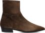 TORAL Enkellaarsjes Dames Belinda Maat: 37 Materiaal: Suède Kleur: Bruin - Thumbnail 1