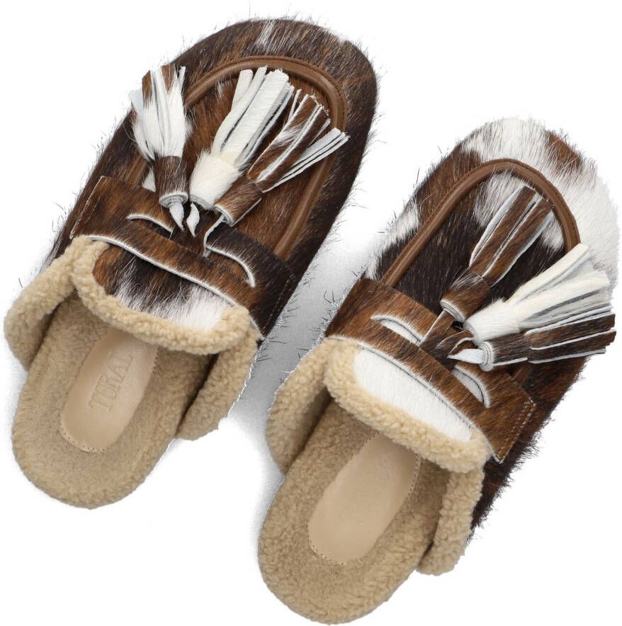 TORAL Bruine Pantoffels Ariana