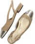 Toral Dames Pumps Damesschoenen Canvas Blokhak hoogte TL-LUISA Camel - Thumbnail 5