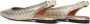 TORAL Slingbacks Dames Zoe Maat: 41 Materiaal: Leer Kleur: Goud - Thumbnail 3