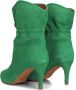 TORAL Enkellaarsjes Dames Ada Maat: 42 Materiaal: Suède Kleur: Groen - Thumbnail 3